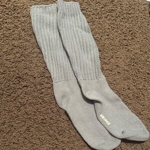 SKIMS Light Gray Casual women’s slouch Socks